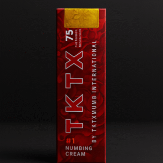 TKTX Rojo 75% – Crema para el cuidado de la piel antes del tatuaje