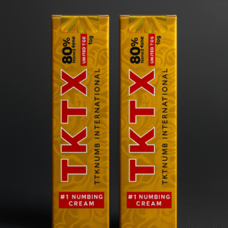 2 pack tktx gold 80% – crema para el cuidado de la piel antes del tatuaje