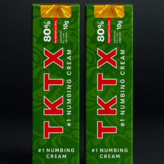 2 PACK TKTX Verde 80% – Crema para el cuidado de la piel antes del tatuaje