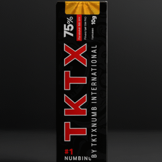 tktx negra 75% – crema para el cuidado de la piel antes del tatuaje